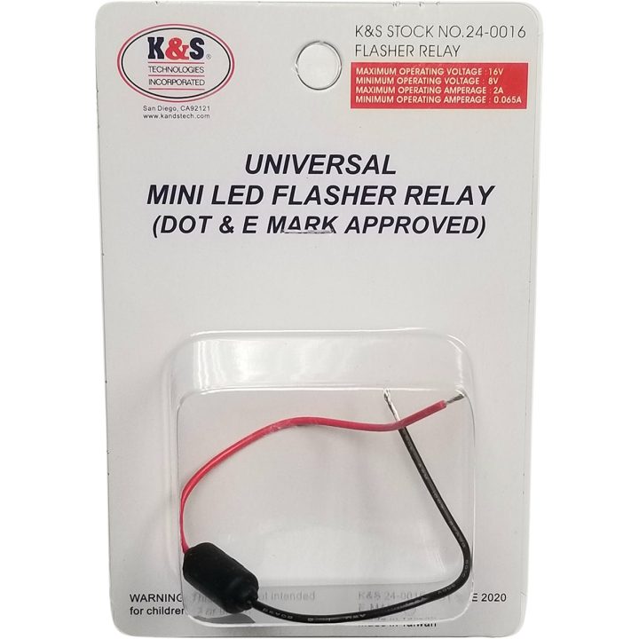 Blinkersrelä Universal Mini Led K&S Technologies Blinkersrelä – bild 2