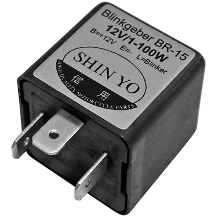 Blinkrelä smart SY-02 3-poligt 12V 1-100W HIGHSIDER – bild 2