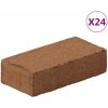 Block i kokosfiber 24 st 650 g vardera 15,6 kg total vidaXL – miniatyr 1
