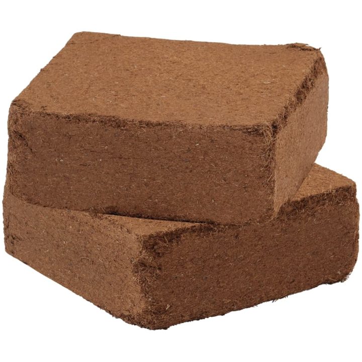 Block i kokosfiber 5 st 5 kg vardera 25 kg totalt vidaXL – bild 4