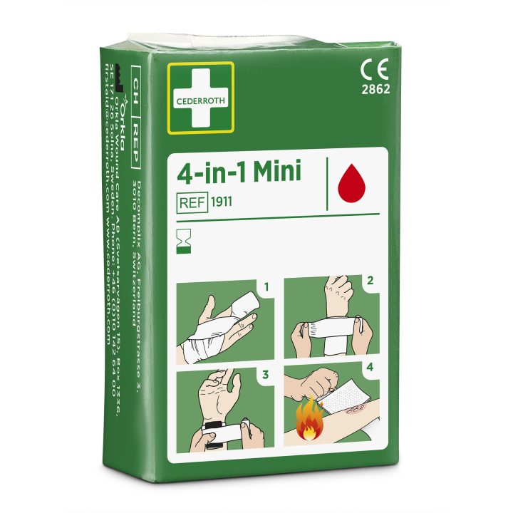 Blodstoppare 4-i-1 Mini Påfyllning Grön Cederroth – bild 2