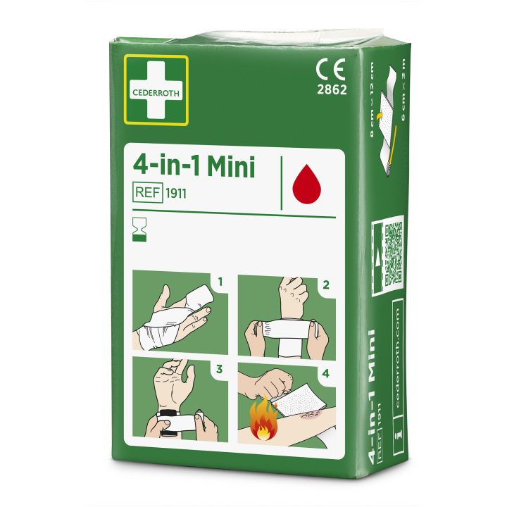 Blodstoppare 4-i-1 Mini Påfyllning Grön Cederroth – bild 3