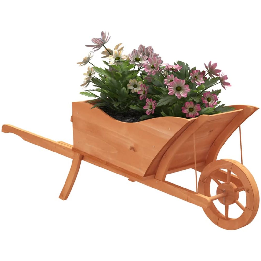 Blomkruka 128x45,5x43 cm massiv gran vidaXL – bild 3