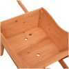 Blomkruka 128x45,5x43 cm massiv gran vidaXL – miniatyr 6