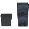 Blomkruka avtagbar insida antracit 11/ PP betonglook vidaXL 26.5 l – miniatyr 3
