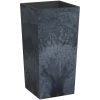 Blomkruka avtagbar insida antracit 21/ PP betonglook vidaXL 49 l – miniatyr 2