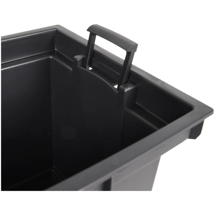 Blomkruka med avtagbar insida antracit 12/44 L PP-rotting vidaXL – bild 7