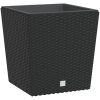 Blomkruka med avtagbar insida antracit 21/ PP-rotting vidaXL 32 l – miniatyr 2