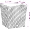 Blomkruka med avtagbar insida antracit 21/ PP-rotting vidaXL 32 l – miniatyr 7