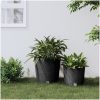 Blomkruka med avtagbar insida antracit 35/ PP-rotting vidaXL 37.5 l – miniatyr 1
