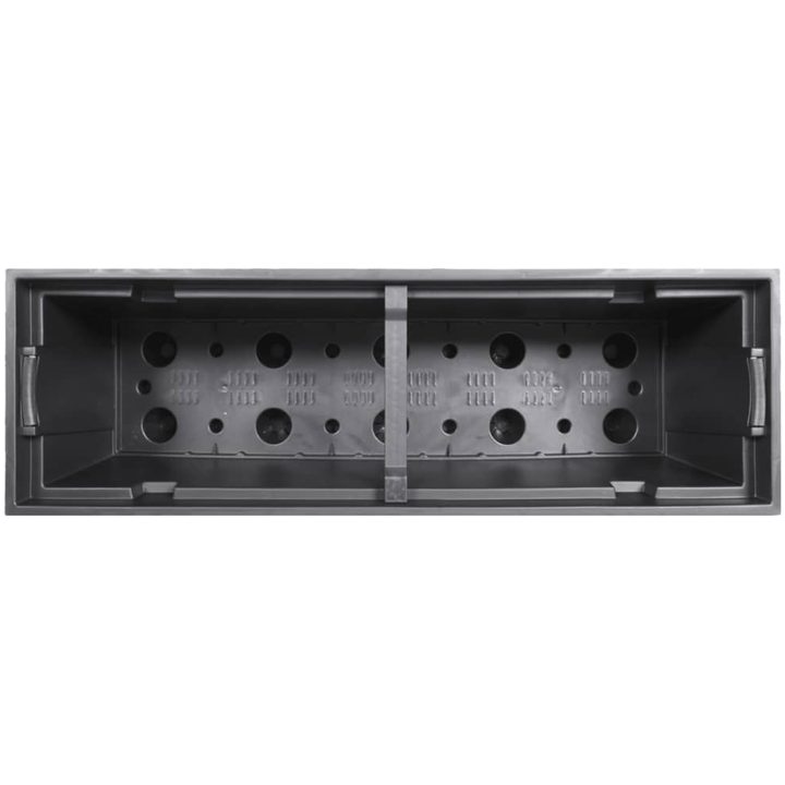 Blomkruka med avtagbar insida brun 12/44 L PP-rotting vidaXL – bild 6