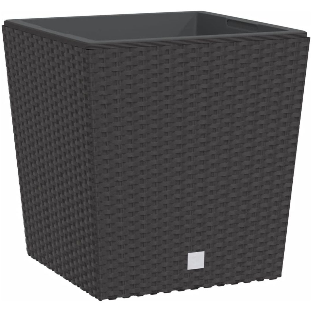 Blomkruka med avtagbar insida brun 21/ PP-rotting vidaXL 32 l – bild 2