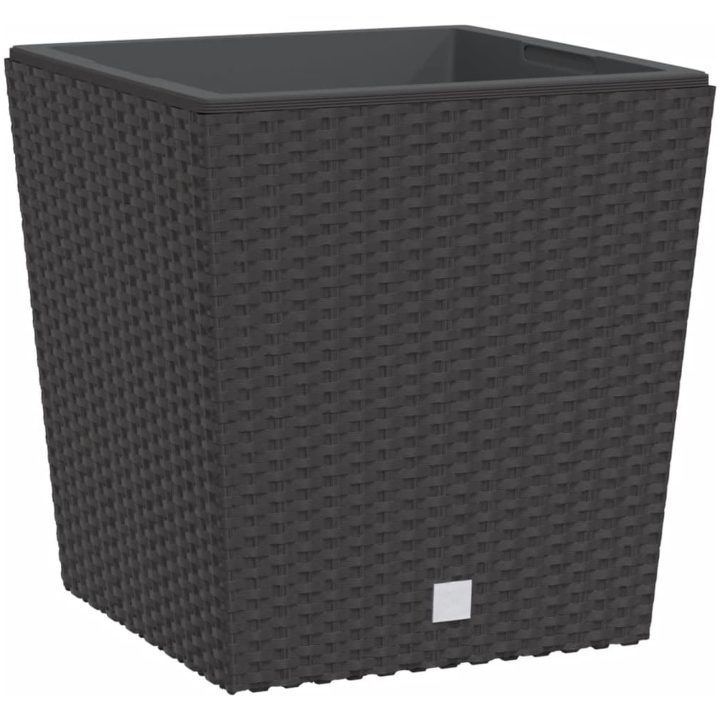 Blomkruka med avtagbar insida brun 21/ PP-rotting vidaXL 32 l – bild 2