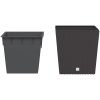 Blomkruka med avtagbar insida brun 21/ PP-rotting vidaXL 32 l – miniatyr 3