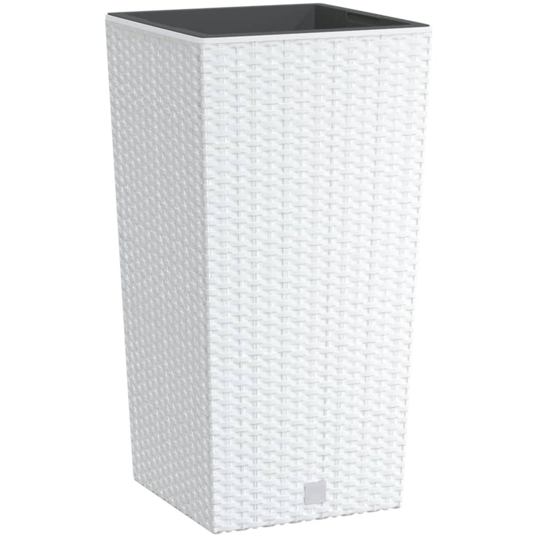 Blomkruka med avtagbar insida vit 11/ PP-rotting vidaXL 26.5 l – bild 2