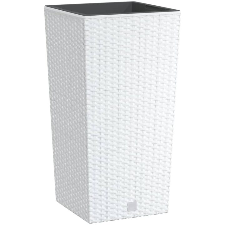 Blomkruka med avtagbar insida vit 11/ PP-rotting vidaXL 26.5 l – bild 2