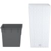 Blomkruka med avtagbar insida vit 11/ PP-rotting vidaXL 26.5 l – miniatyr 3