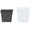 Blomkruka med avtagbar insida vit 21/ PP-rotting vidaXL 32 l – miniatyr 3