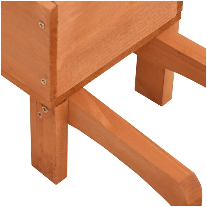 Blomkrukor 2 st 47x15x19 cm massiv gran vidaXL – bild 8