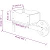 Blomkrukor 2 st 47x15x19 cm massiv gran vidaXL – miniatyr 10