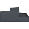 Blomkrukor & Planterare Antracit Plast Stor Metallblomkruka vidaXL 100 x 100 x 50 cm – miniatyr 6