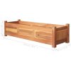 Blomlåda upphöjd 2 st akaciaträ vidaXL 100 x 30 x 25 cm – miniatyr 6