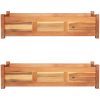 Blomlåda upphöjd 2 st akaciaträ vidaXL 100 x 30 x 25 cm – miniatyr 1