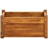 Blomlåda upphöjd akaciaträ vidaXL 50 x 25 x 25 cm – miniatyr 4