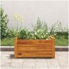 Blomlåda upphöjd akaciaträ vidaXL 50 x 25 x 25 cm – miniatyr 1