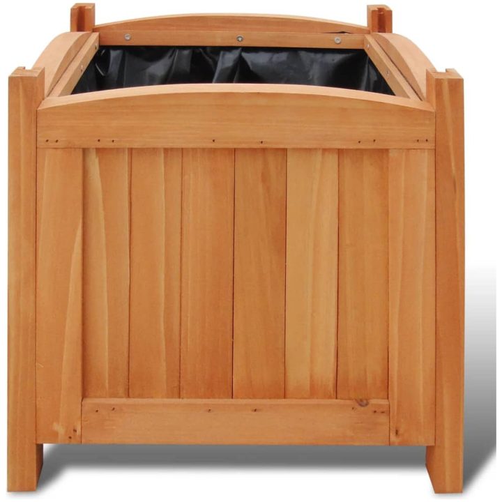 Blomlådor 2 st upphöjda 30 x 30 x 30 cm trä vidaXL – bild 3