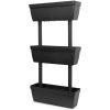 Blomlådor 6 st 100 cm antracit vidaXL – miniatyr 3