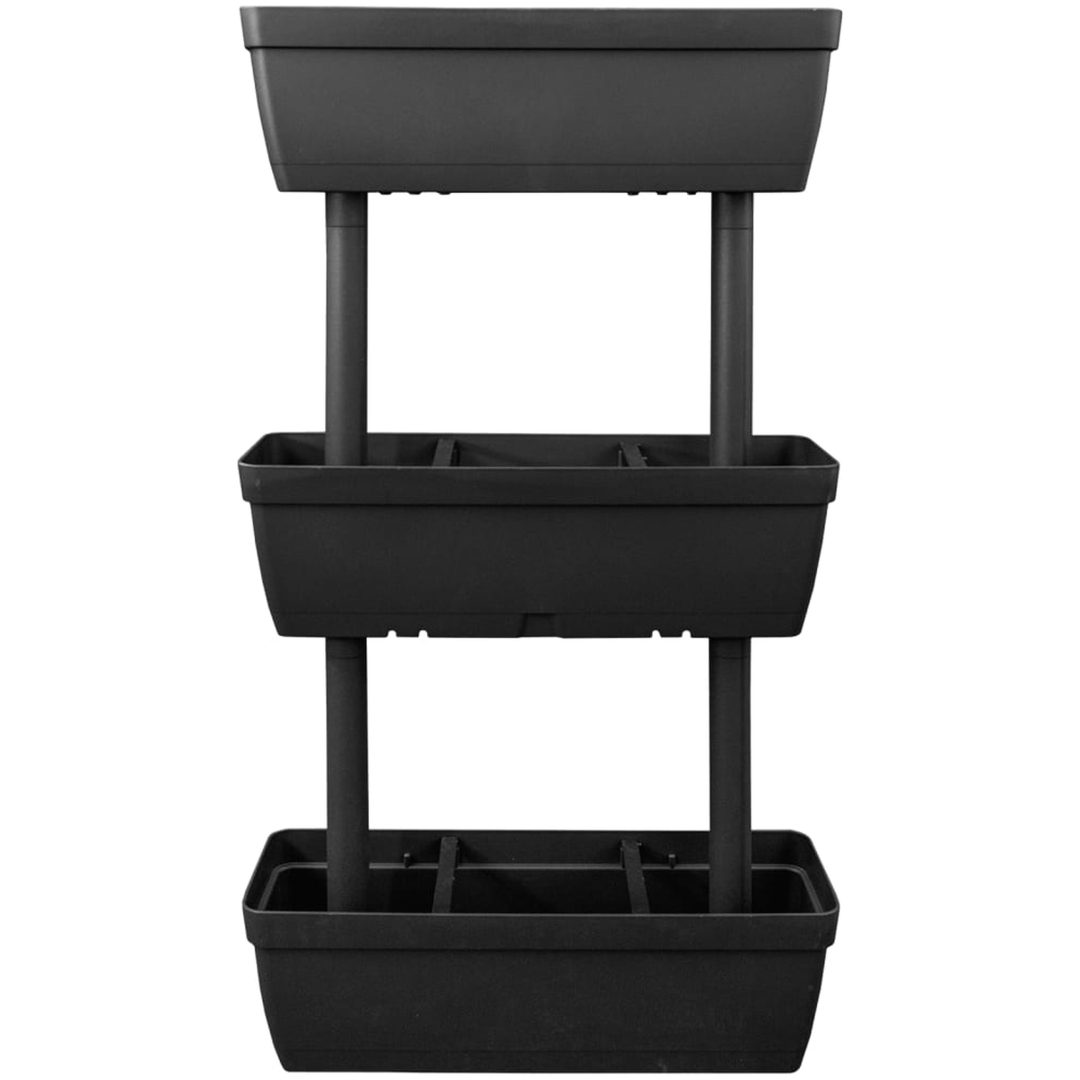 Blomlådor 6 st 100 cm antracit vidaXL – bild 4