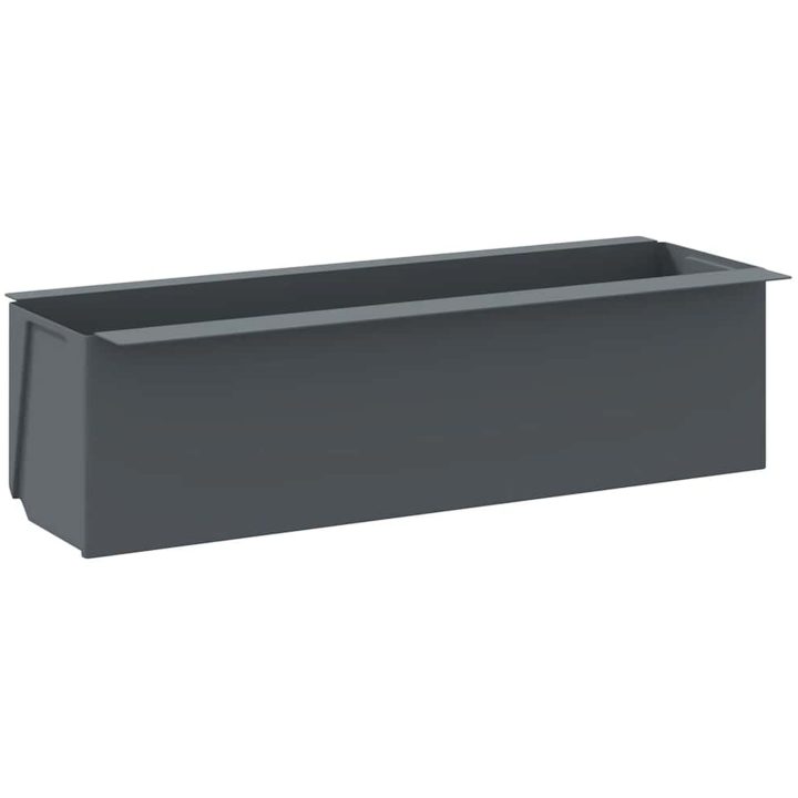 Blomlådor för Europallar 12 st grå 36x13,5x9,5 cm PP vidaXL 36 x 13.5 x 9.5 cm – bild 5