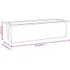 Blomlådor för Europallar 12 st grå 36x13,5x9,5 cm PP vidaXL 36 x 13.5 x 9.5 cm – miniatyr 8