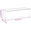 Blomlådor för Europallar 12 st grå 36x13,5x9,5 cm PP vidaXL 36 x 13.5 x 9.5 cm – miniatyr 10