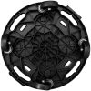 Blomvagn med hjul diameter 40 cm svart 275 kg vidaXL – miniatyr 3