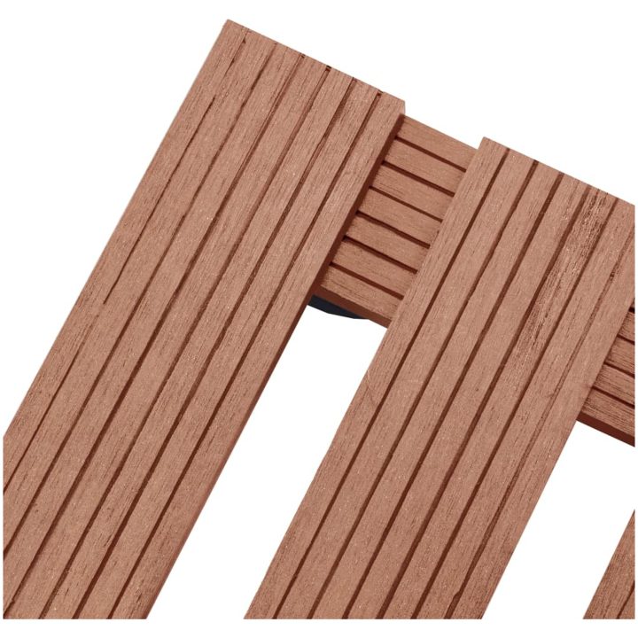Blomvagnar 2 st brun 30x30x7,5 cm WPC vidaXL – bild 4