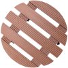 Blomvagnar 2 st brun ⌀30x7,5 cm WPC vidaXL – miniatyr 3