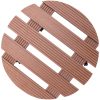 Blomvagnar 4 st brun ⌀30x7,5 cm WPC vidaXL – miniatyr 3