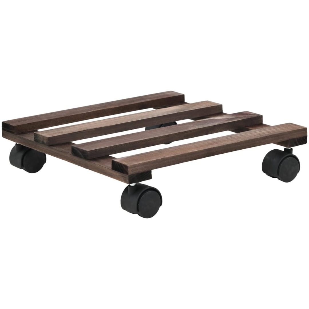 Blomvagnar 4 st cederträ 25x25 cm vidaXL – bild 2