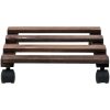 Blomvagnar 4 st cederträ 25x25 cm vidaXL – miniatyr 3