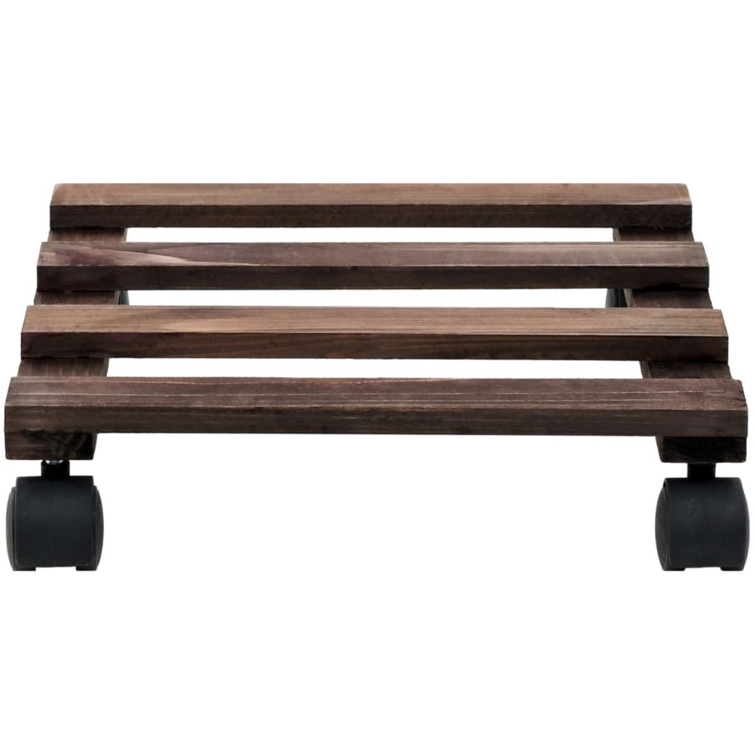 Blomvagnar 4 st cederträ 25x25 cm vidaXL – bild 3