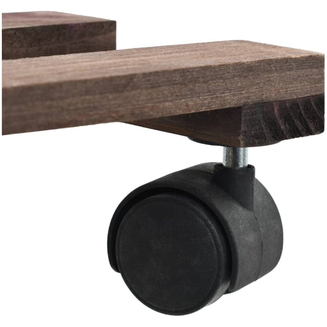 Blomvagnar 4 st cederträ 25x25 cm vidaXL – bild 5