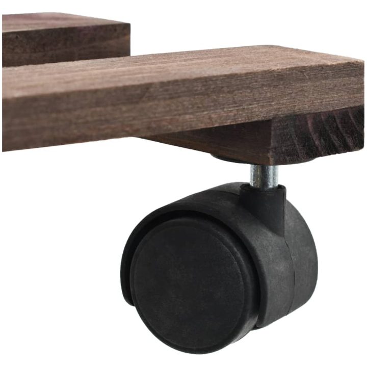 Blomvagnar 4 st cederträ 25x25 cm vidaXL – bild 5
