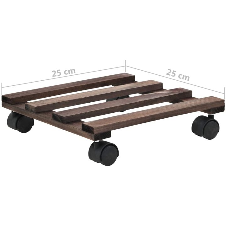 Blomvagnar 4 st cederträ 25x25 cm vidaXL – bild 6
