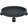Blomvagnar med hjul 2 st grå diameter 34 cm 35 kg vidaXL – miniatyr 6