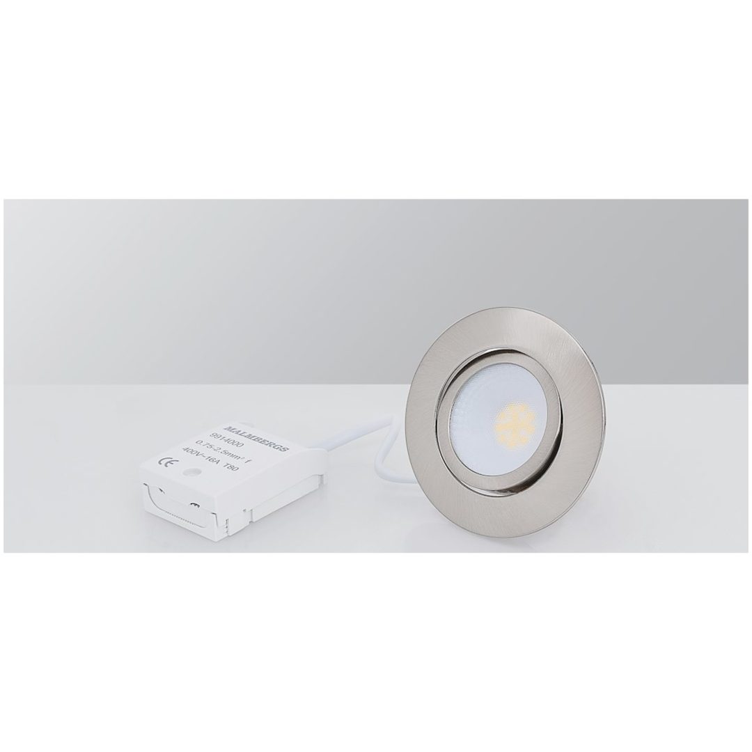 Bluetooth LED-downlight, MD-230 Tune, 5W, Satin MALMBERGS