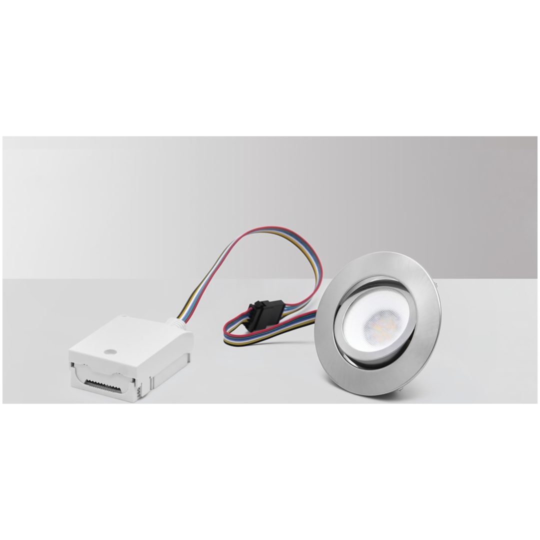 Bluetooth LED-downlight, MD-230 Tune, RGB/CCT, 5W, Satin MALMBERGS
