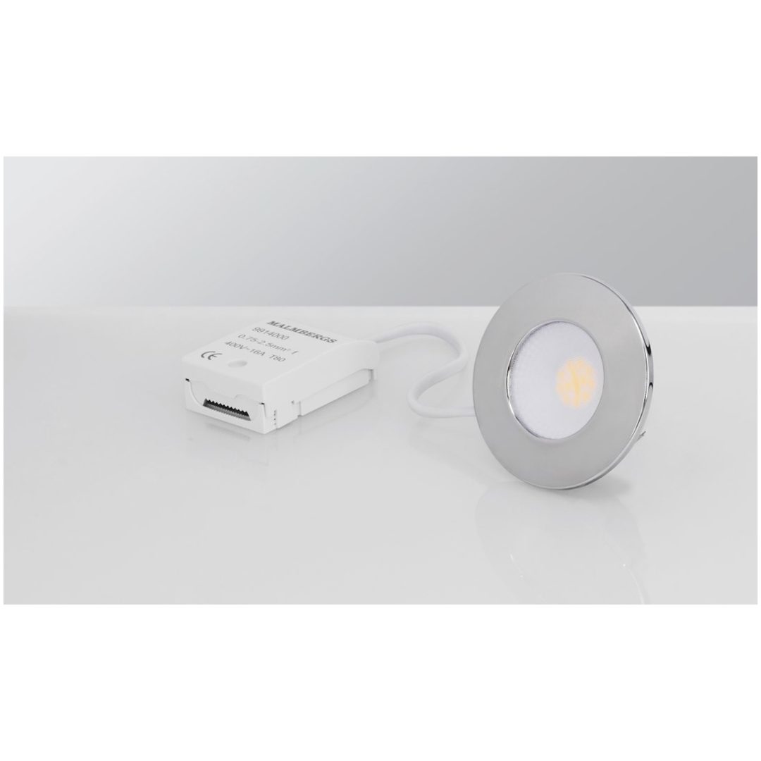 Bluetooth LED-downlight, MD-231 Tune, 5W, Krom MALMBERGS