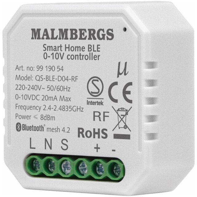 Bluetooth Smart modul, 0-10V, inkl. RF MALMBERGS
